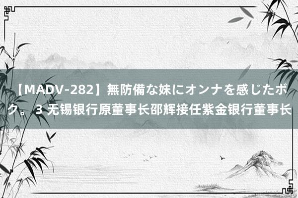 【MADV-282】無防備な妹にオンナを感じたボク。 3 无锡银行原董事长邵辉接任紫金银行董事长